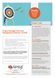 Project Manager Life Cycle Management Software