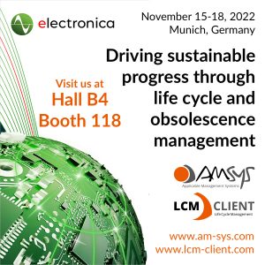 Join AMSYS at electronica 2022 - B4.118 - Titelbild