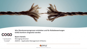 Vortrag zu Obsoleszenz-Prognosen und Risikobewertungen